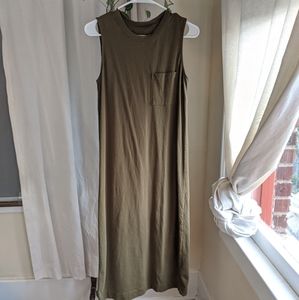 Everlane muscle tank dress in cotton